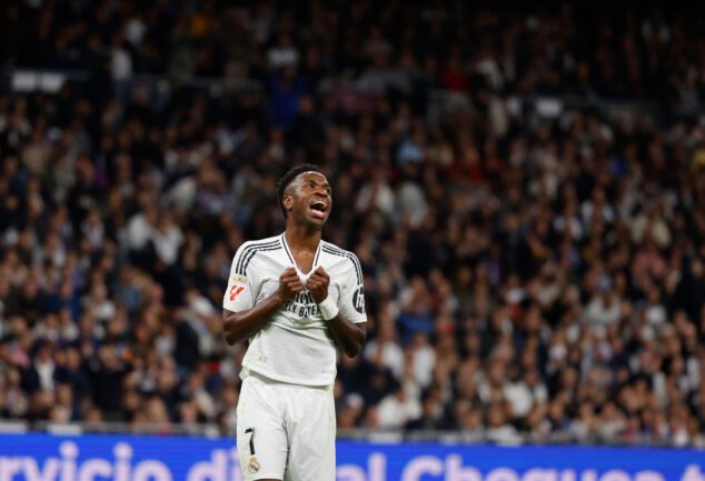 Vinicius Júnior, astro del Real Madrid.