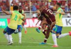 Salomón Rondón en el Venezuela 1-1 Brasil.