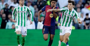 Lamine Yamal en el Barcelona vs Betis.