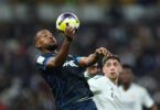 Salomón Rondón disputó todo el duelo contra Real Madrid, con dos remates al arco.