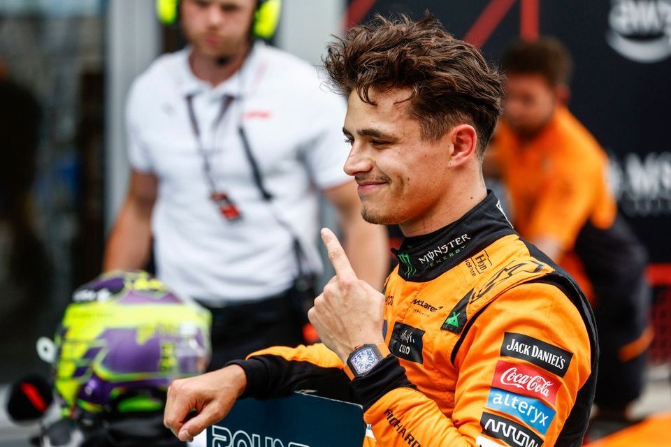 Lando Norris se queda con la pole en Abu Dhabi.