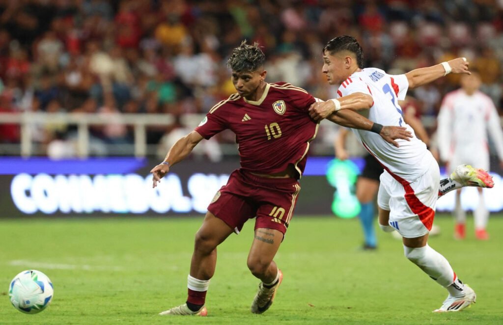 Sudamericano sub 20: Venezuela, de las dudas a la explosión ofensiva 1 Kervin "Tuti" Andrade, 10 y capitán de Venezuela.