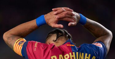 Raphinha, capitán del Barcelona.