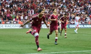 Leandro Rodríguez anotó y asistió en el triunfo de Venezuela.