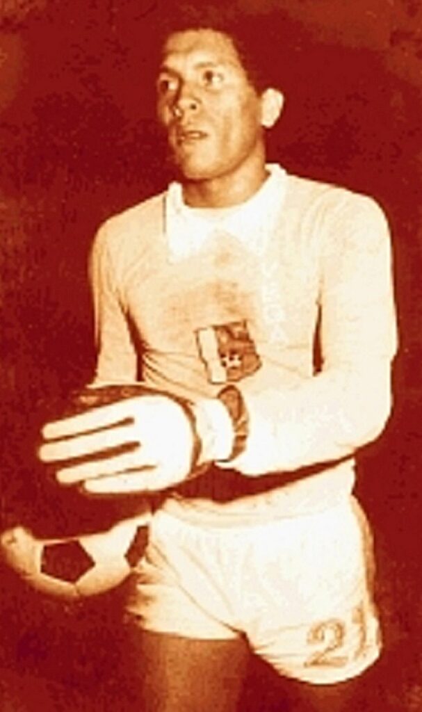 Vicente Vega, uno de los grandes arqueros de la historia de la Vinotinto. 