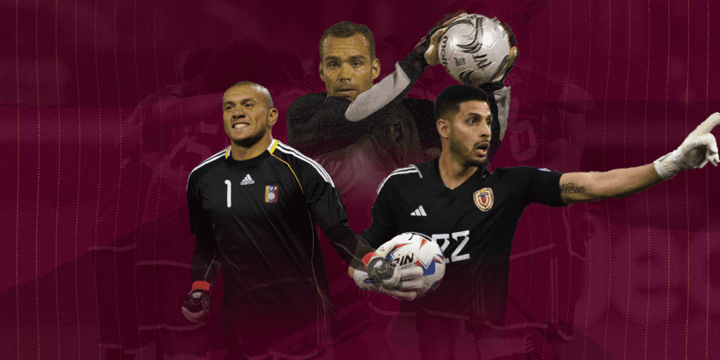 La Vinotinto y sus arqueros.
