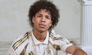 David Martínez, jugador venezolano de LAFC en la MLS.