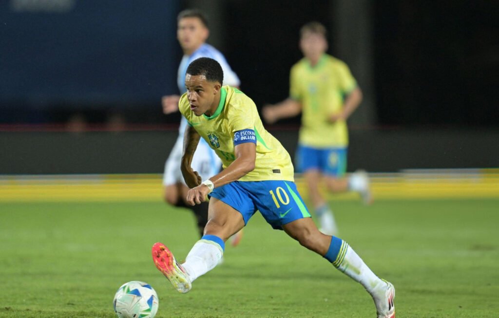 Pedro, crack de Brasil en el Sudamericano.