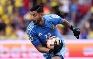 Rafael Romo en el duelo entre Venezuela y Ecuador.