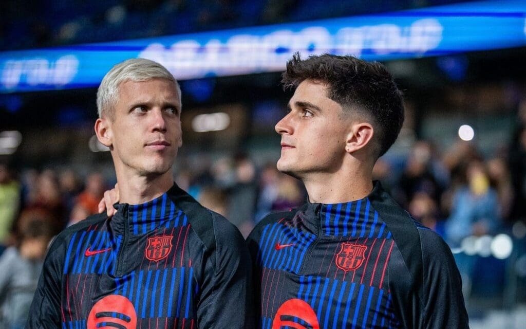 Dani Olmo y Paul Victor