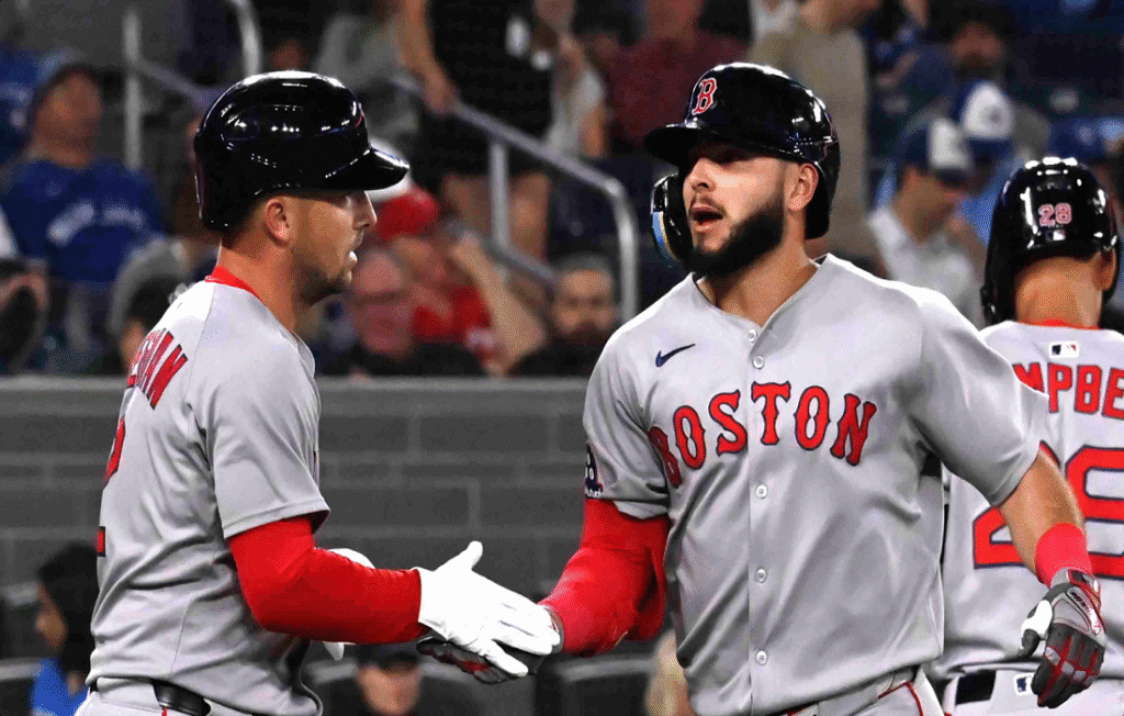 Wilyer Abreu brilló con tres imparables en paliza de Medias Rojas de Boston 3 Wilyer Abreu