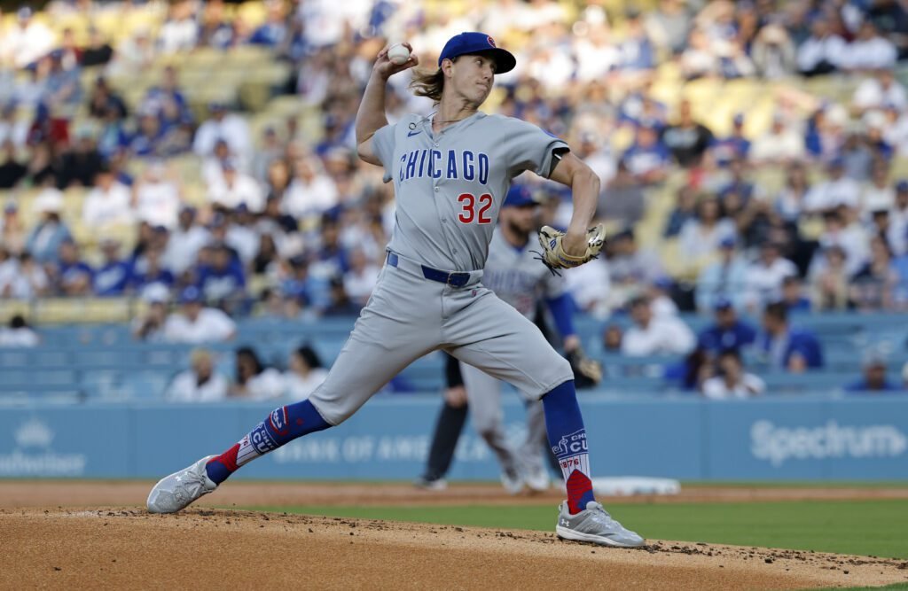 Ben Brown, abridor de Chicago Cubs ante los Dodgers