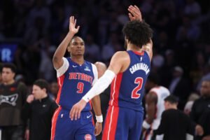 Pistons sorprendieron a Knicks en el Juego 5