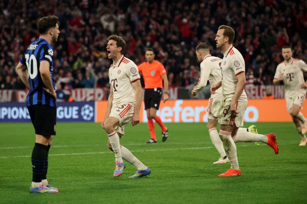 fc bayern munchen v fc internazionale milano uefa champions league 2024 25 quarter final first leg 6
