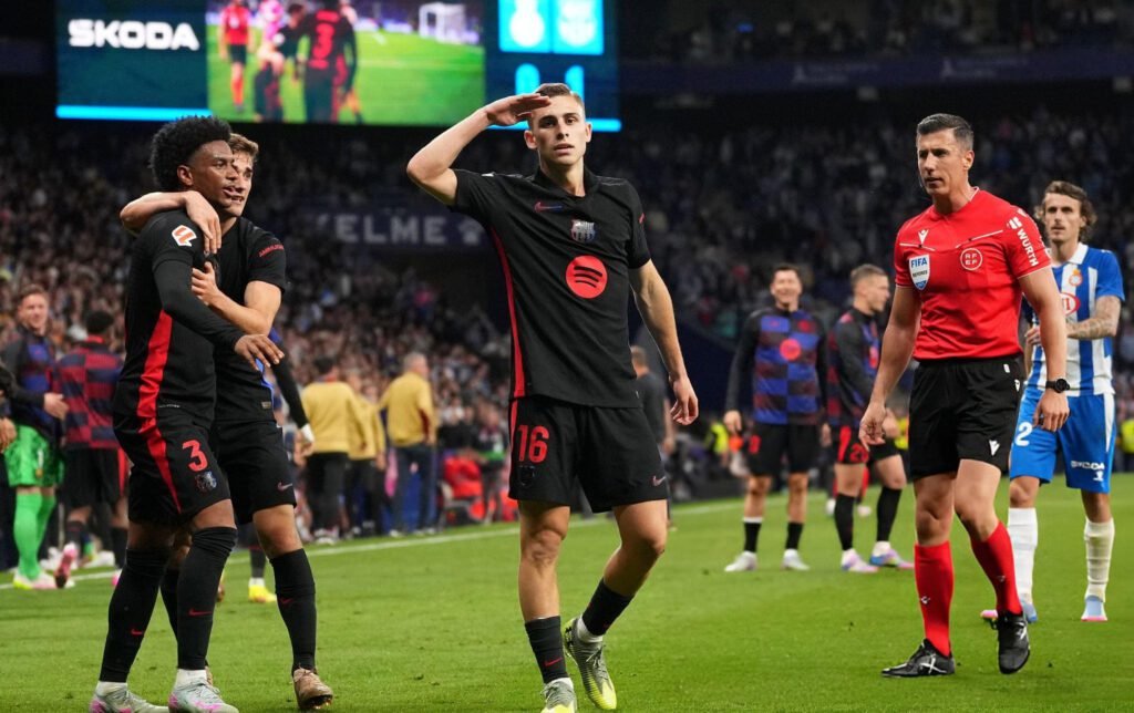 Fermín López marcó el 2-0 para Barcelona ante Espanyol.
