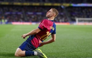 Fermín metió el 1-1 para Barcelona ante Valladolid.