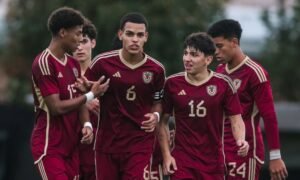 La Vinotinto sub 17. Foto: FVF.
