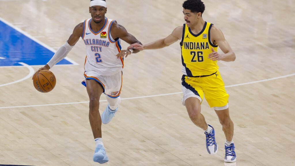 Shai Gilgeous Alexander, base armador del Oklahoma City Thunder en la final de la NBA 2025