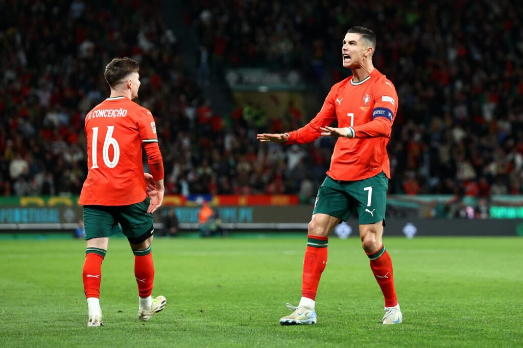 portugal v denmark uefa nations league quarterfinal leg two