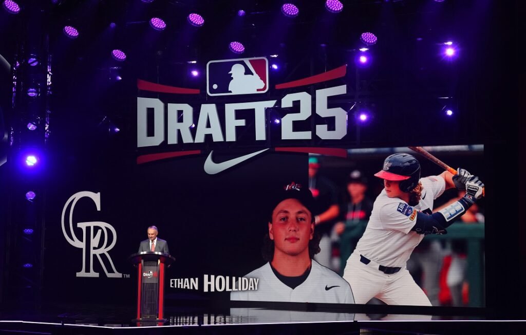 Nacionales de Washington eligieron a Eli Willits como la primera selección del Draft de la MLB 2025 4 Eli Willits