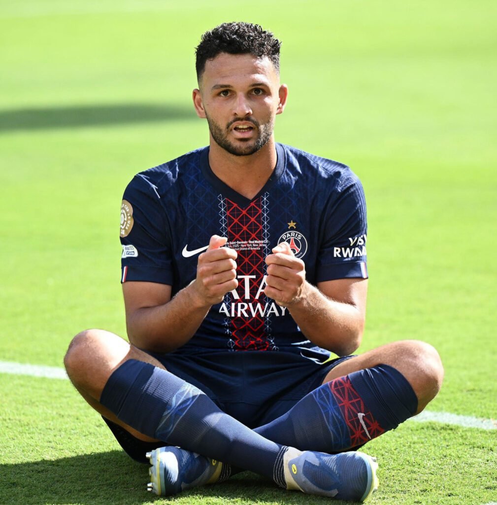 PSG fulminó al Real Madrid y va ante Chelsea en la final 1 Goncalo Ramos, con su homenaje a Diogo Jota.