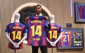 Marcus Rashford, el nuevo número 14 del Barcelona.