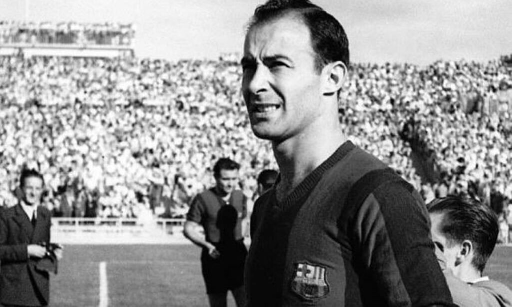 Top 10: Máximos goleadores de la historia del FC Barcelona (con videos) 6 César Rodríguez, segundo máximo goleador de la historia del Barcelona.