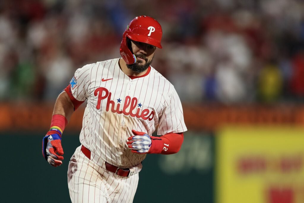 ¡Nuevo líder! Kyle Schwarber es el primero de la Nacional en llegar a 40 jonrones en 2025 1 Kyle Schwarber