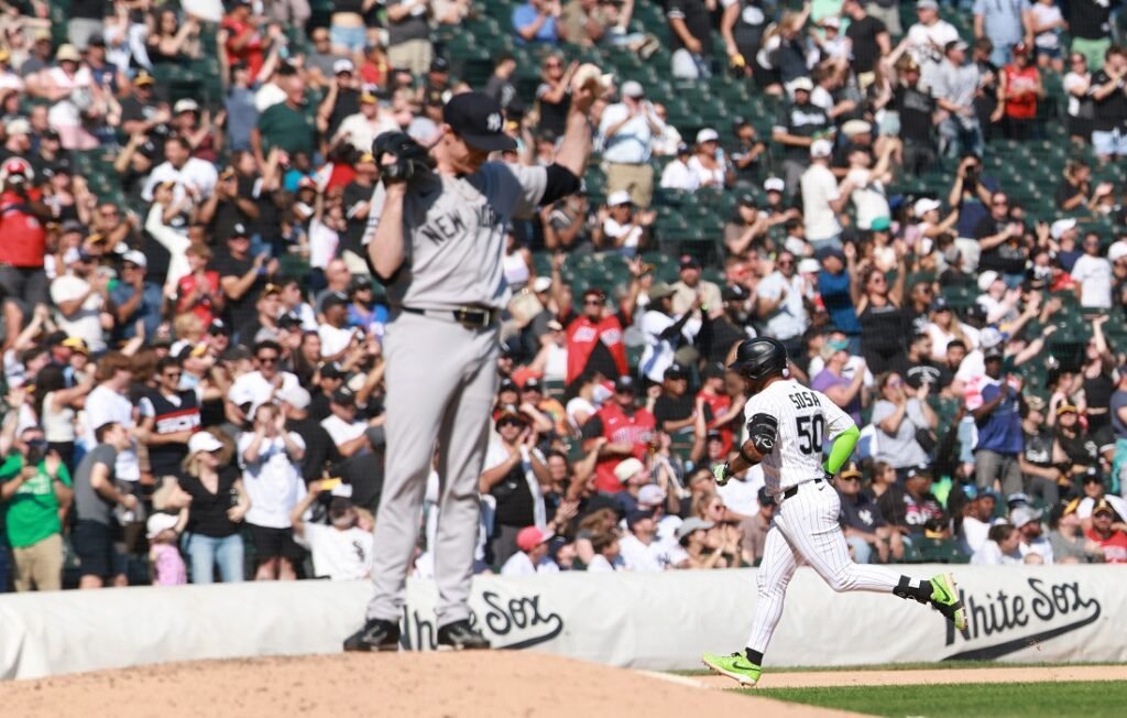 Lenyn Sosa arruinó histórica jornada de Aaaron Judge en gran triunfo de Medias Blancas ante Yankees 1 Lenyn Sosa
