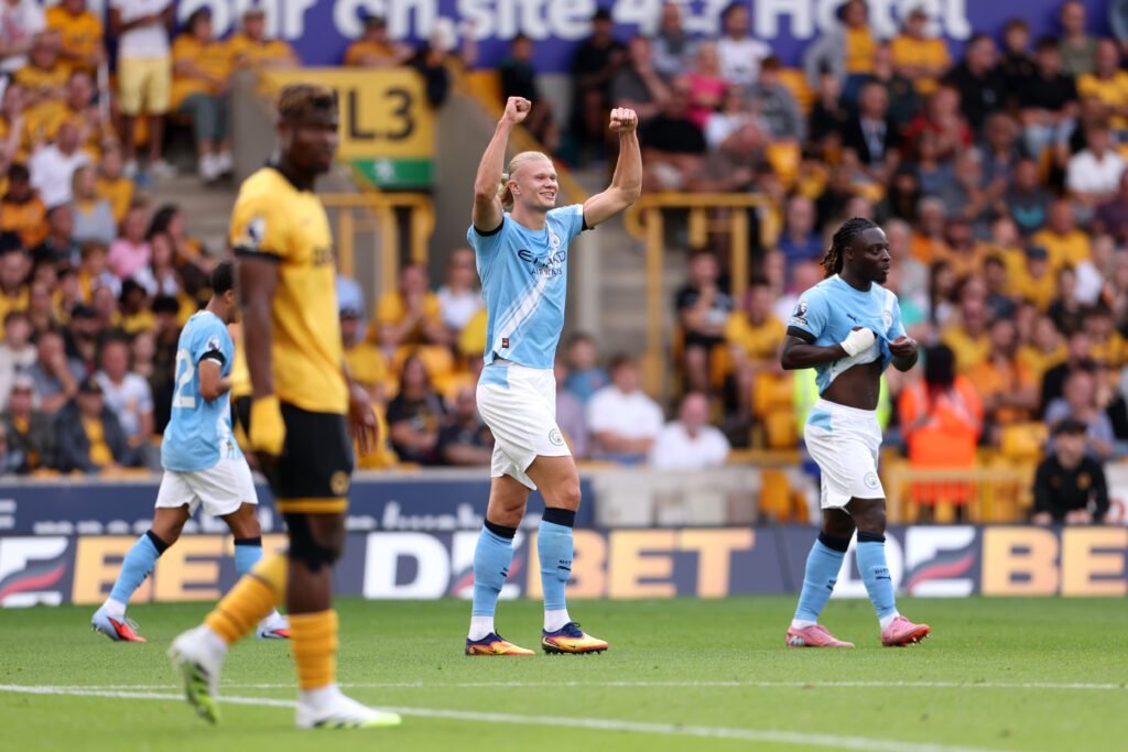 Reijnders brilla en su debut y lidera la goleada 4-0 del Manchester City ante el Wolves 2 wolverhampton wanderers v manchester city premier league 4