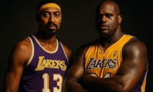 Wilt Chamberlain y Shaquille O'Neal, de los pivots más dominantes en la historia de la NBA