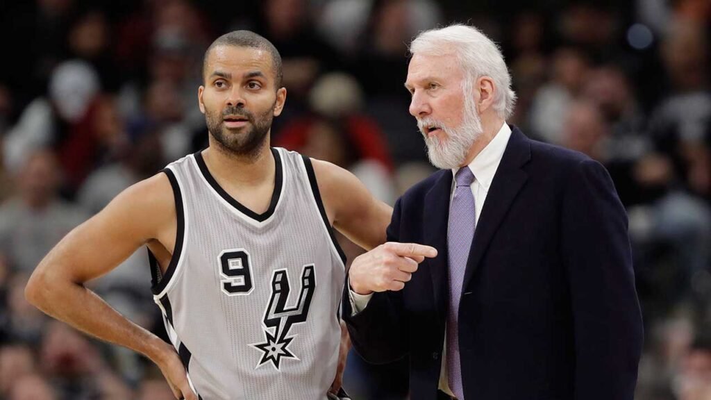 Tony Parker persigue su sueño de entrenar en la NBA 3 Tony Parker & Greg Popovich
