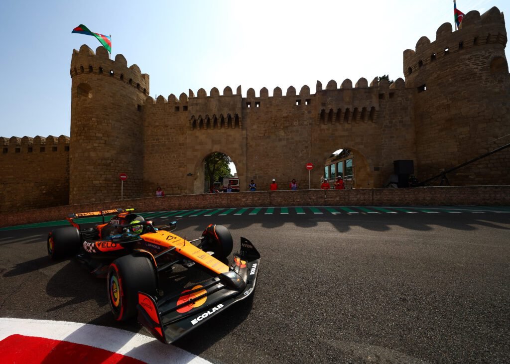 Norris y Hamilton lideran las prácticas libres del GP de Azerbaiyán 2025 5 Norris