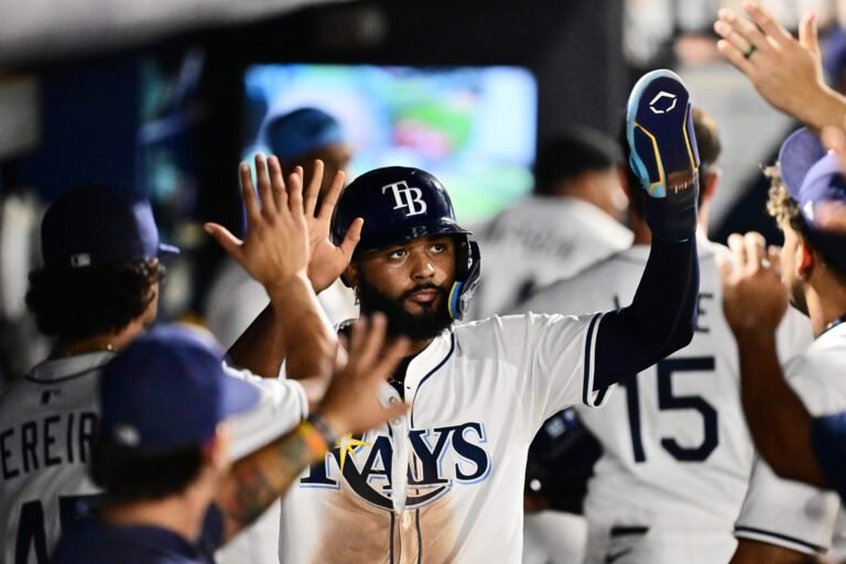 Junior Caminero de Rays de Tampa Bay
