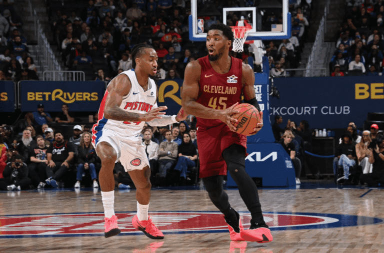 Donovan Mitchell y los Cleveland Cavaliers derrotaron a los Detroit Pistons