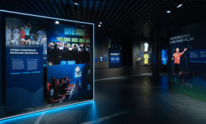 Innovation in Action: Football Technologies on and off the Pitch, exposición en FIFA Museum.