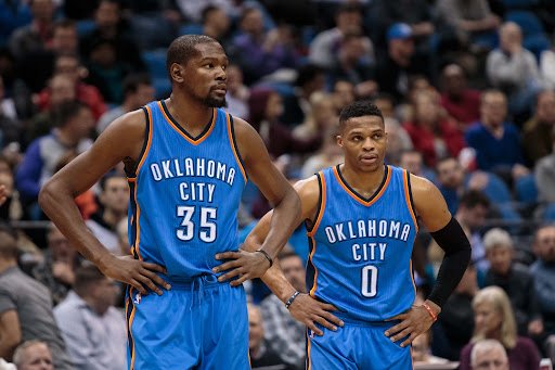 Durant sale en defensa de Westbrook y espera su regreso a la NBA 5 Kevin Durant & Russell Westbrook