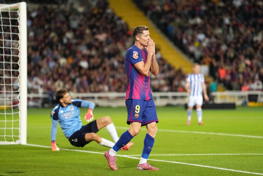 Nuevo golpe para el Barcelona: Lewandowski cae lesionado y se pierde el Clásico 1 Lewandowski