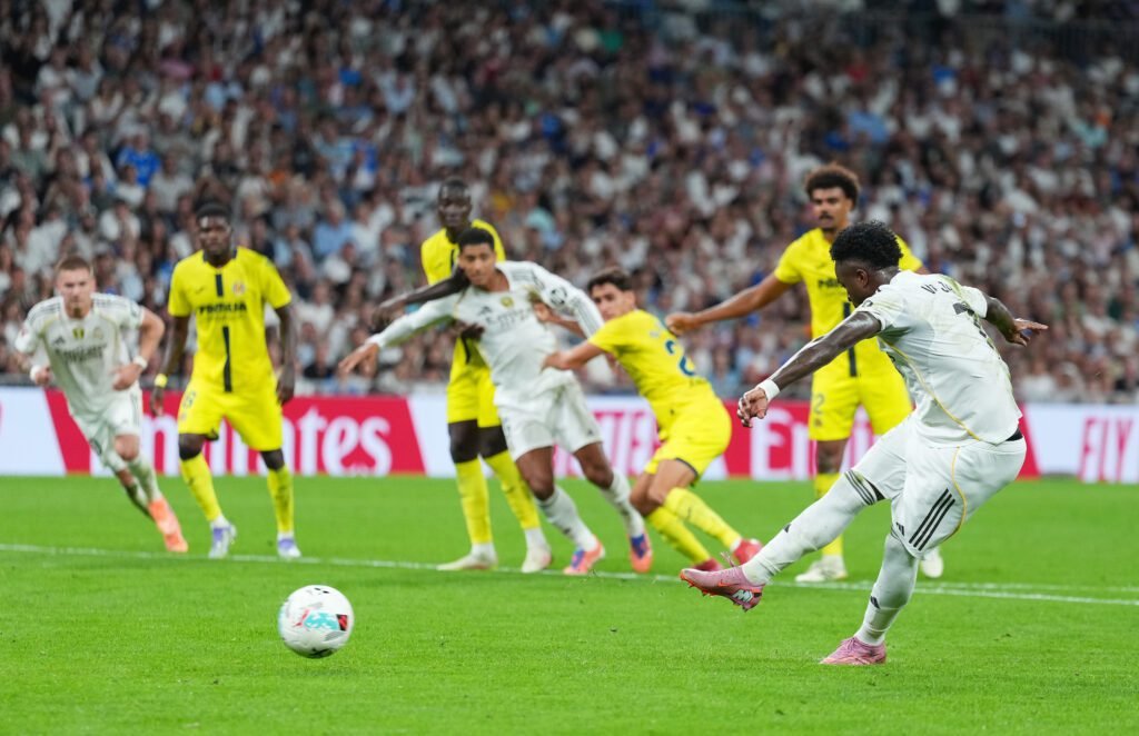 Vinicius y Mbappé lideran el triunfo del Real Madrid ante Villarreal 1 Vinicius