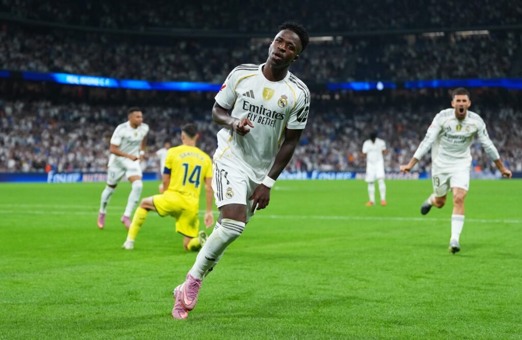 Vinicius y Mbappé lideran el triunfo del Real Madrid ante Villarreal 2 real madrid cf v villarreal cf laliga ea sports 3