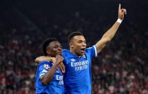 Vinícius y Mbappé, claves en la gran victoria del Real Madrid en Grecia.