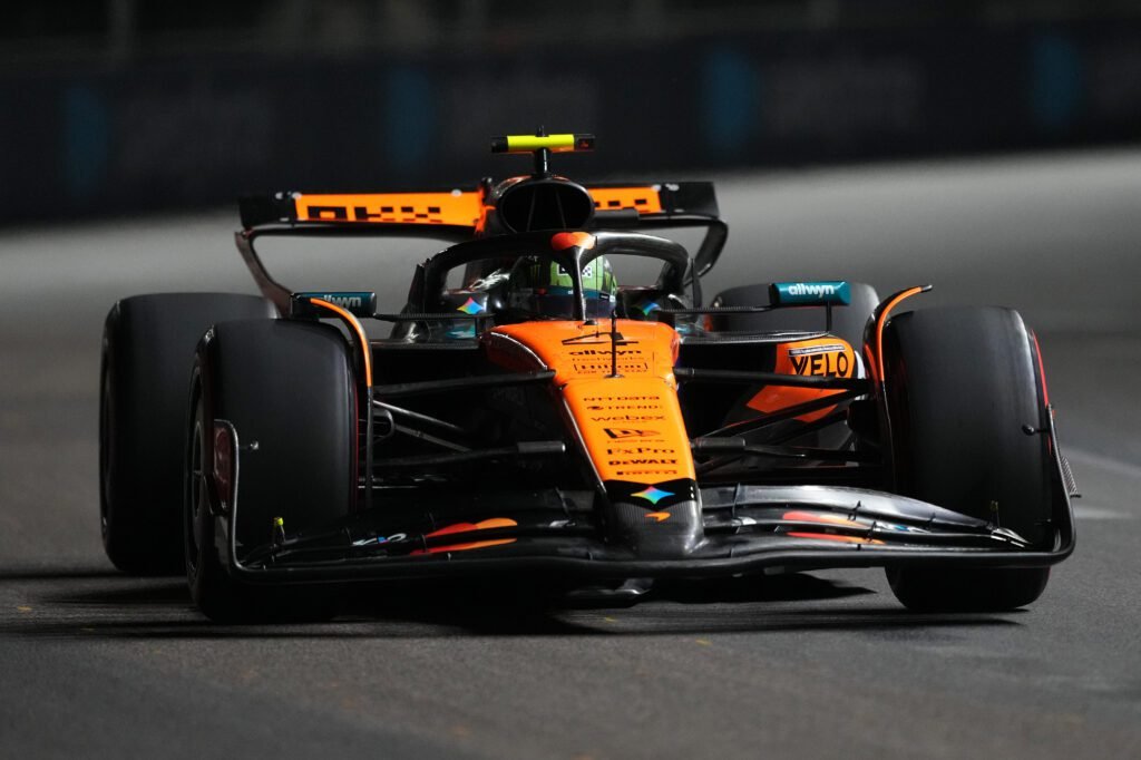 Lando Norris espera un buen resultado en Las Vegas: "Tenemos una mejor sensación que el año pasado" 1 f1 grand prix of las vegas practice