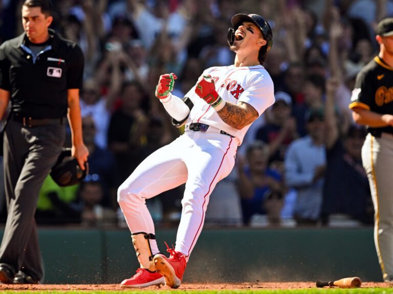 Jarren Durán de Medias Rojas de Boston