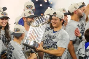 Shohei Ohtani de los Dodgers de Los Ángeles