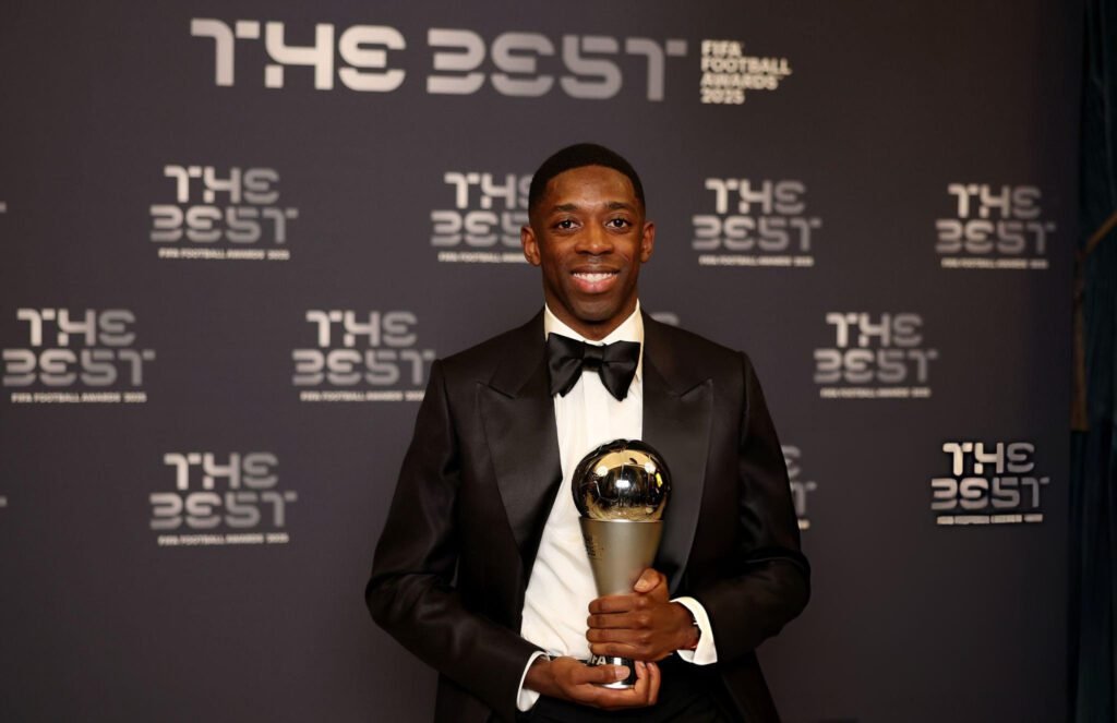 Dembélé arrasó en 2025: primero Balón de Oro, luego The Best 10 Ousmane Dembélé, ganador de The Best 2025.