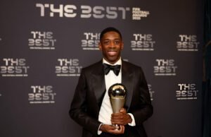 Ousmane Dembélé, ganador de The Best 2025.