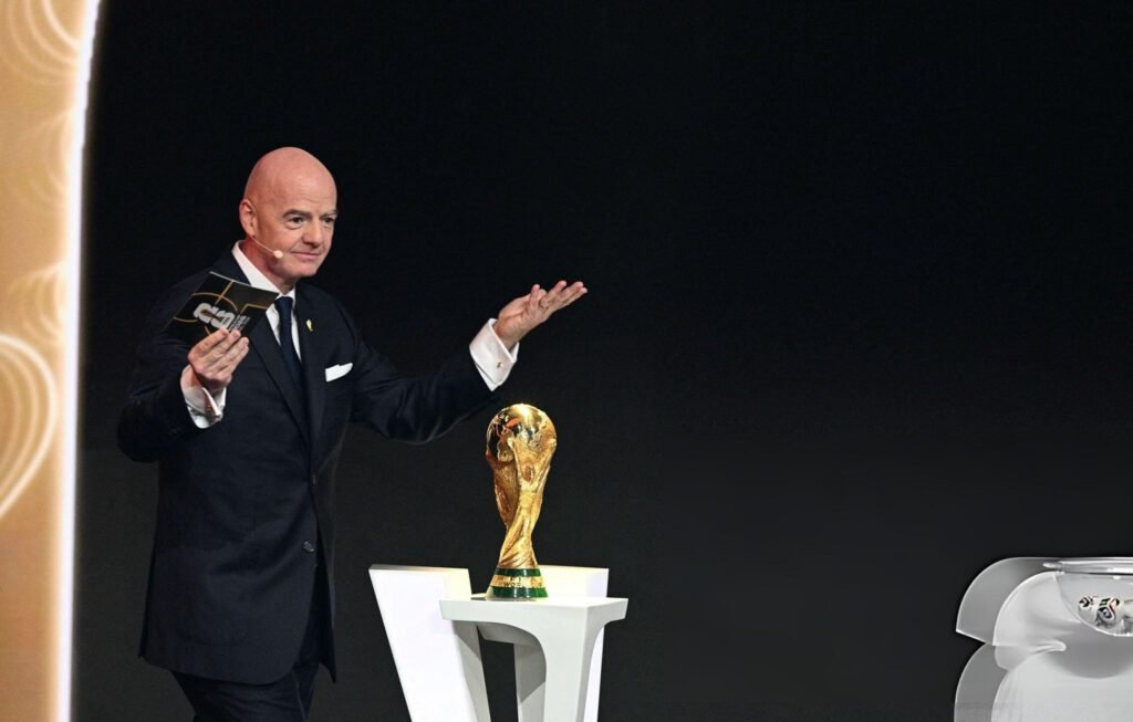 Mundial 2026: Así quedaron los grupos tras el sorteo 7 Gianni Infantino, presidente de la FIFA, durante el Sorteo del Mundial 2026.