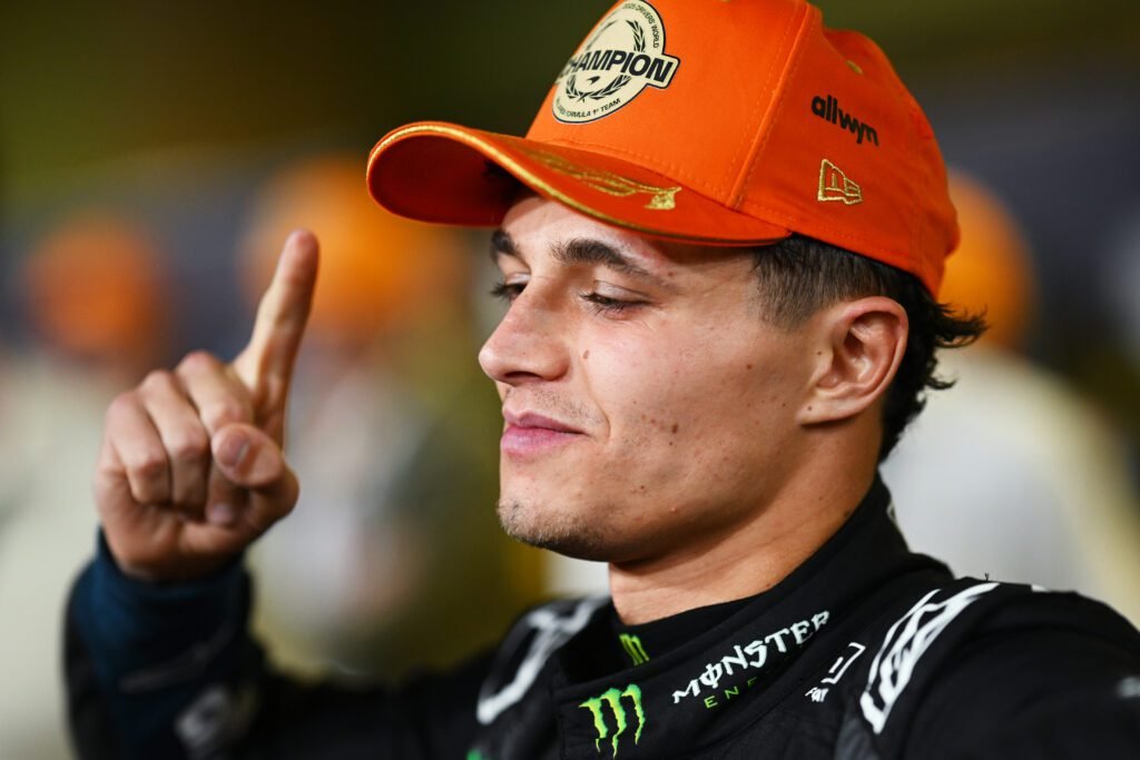 ¿Qué número usará Lando Norris en la temporada 2026 de la F1? 9 Norris