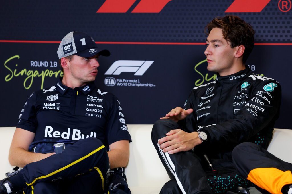 George Russell elige a su rival para luchar por el título en la F1: "Quiero enfrentarme a Max" 2 f1 grand prix of singapore qualifying