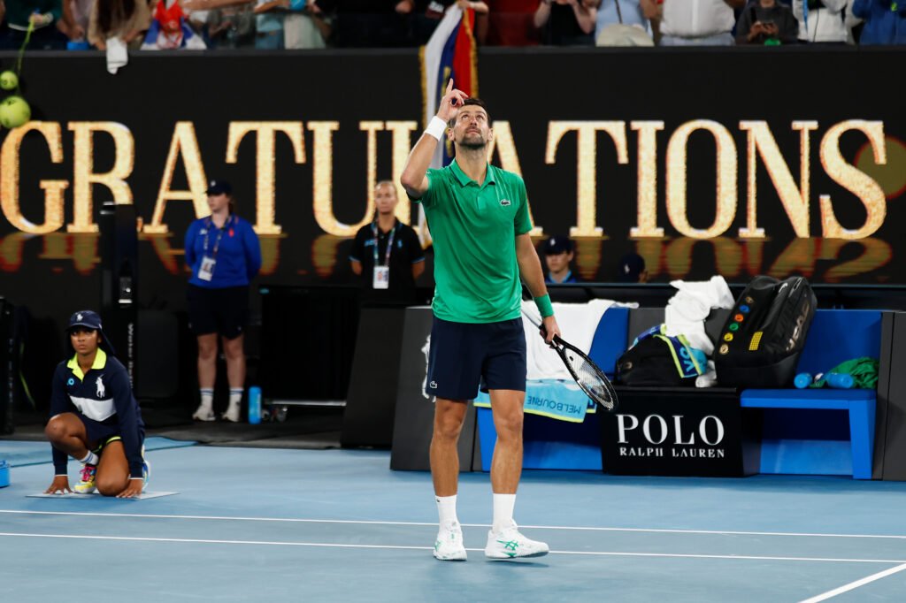 Djokovic se estrena con récord en el Abierto de Australia 2026 8 Djokovic